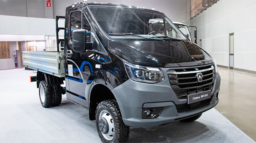 Горьковский автозавод представил на COMvex'26 новую бортовую «Газель NN 4х4 2.46t» с увеличенной до 5 тонн полной массой