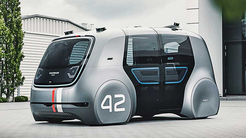 Концепт Volkswagen Sedric – беспилотное такси будущего