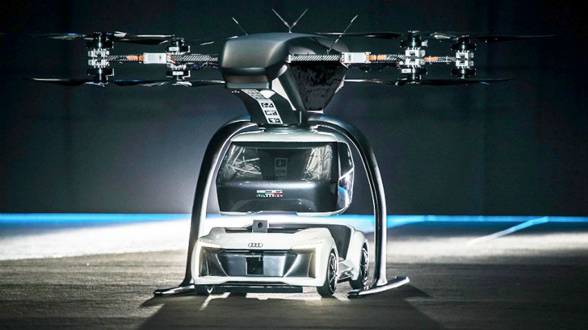 Летающий прототип такси Pop.Up Next показали в Амстердаме на Drone Week