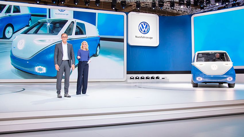 Грузовой автосалон в Ганновере начался с премьеры пятерки электроконцептов Volkswagen NFZ