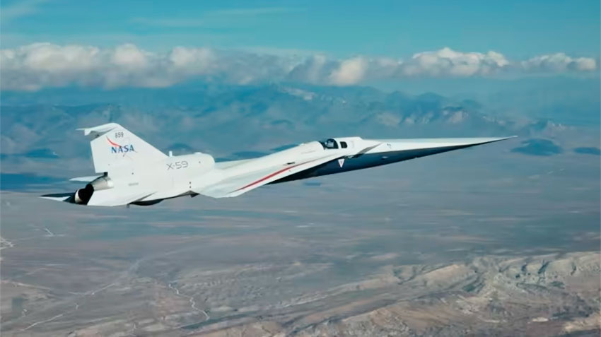 «Тихий сверхзвук» экспериментального самолета X-59 в рамках миссии NASA Quesst стал ближе к пилотируемым полетам без «громкого звукового удара»