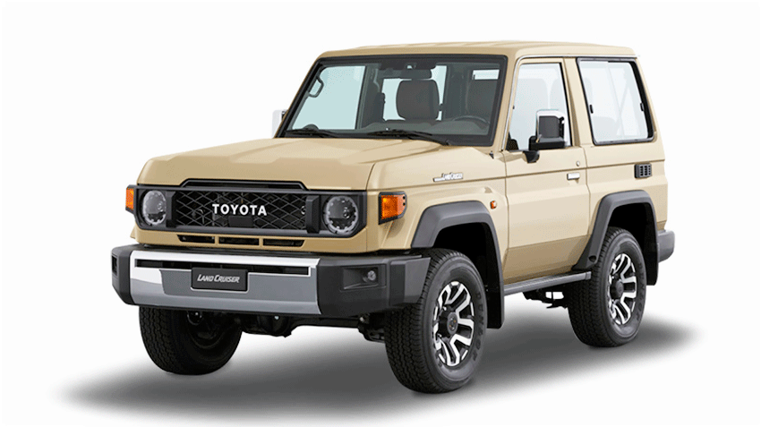 Легендарная Toyota Land Cruiser 70 стала леворульной, бензиновой и трехдверной