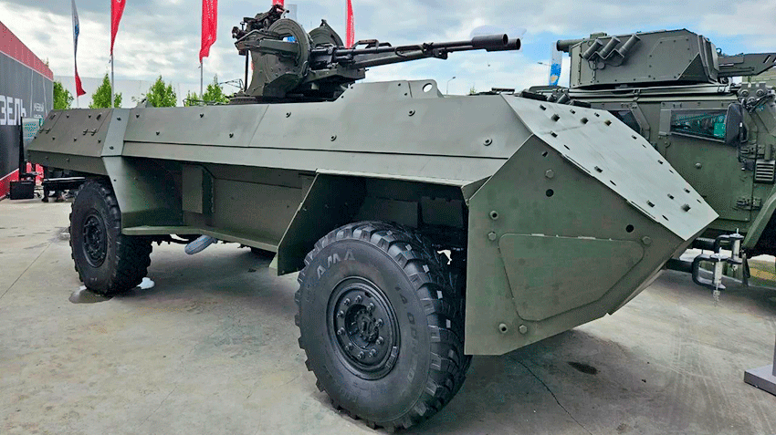 Звездой «Армии-2023» стал беспилотный бронеавтомобиль «Зубило»