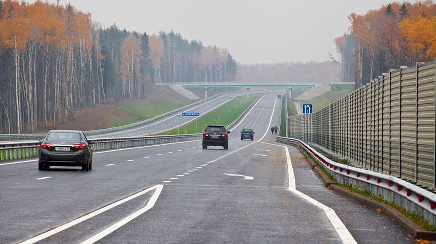 Работы на участке трассы М-5 «Урал» в районе Бронниц завершены