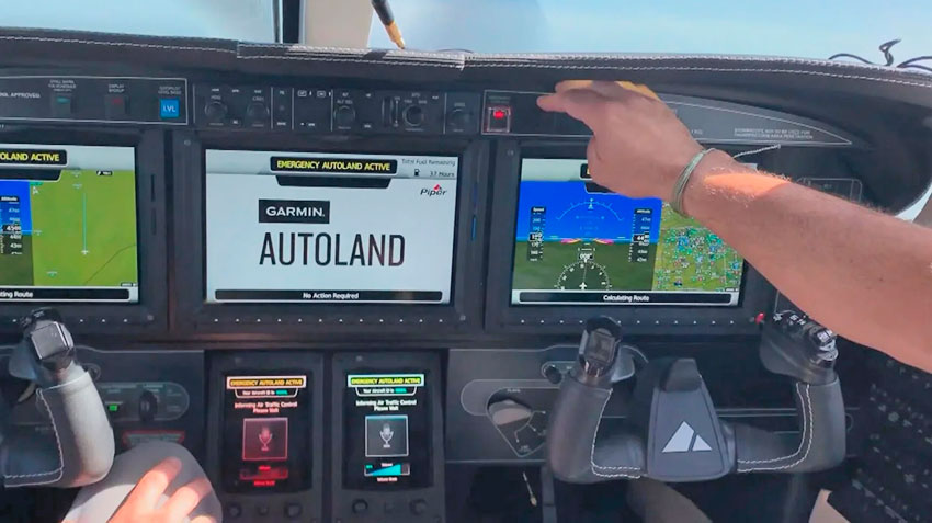Автопилот Garmin Autoland впервые в истории самостоятельно посадил самолет в реальной аварийной ситуации