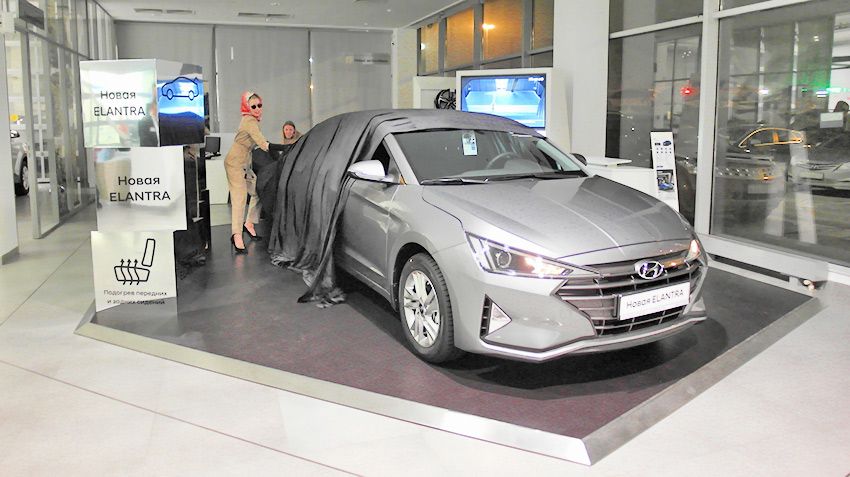 В АСЦ Hyundai Внуково провели презентацию нового Hyundai Elantra