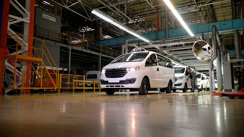 Группа СОЛЛЕРС перевела производство минивэна Sollers SF1 на технологию полного цикла