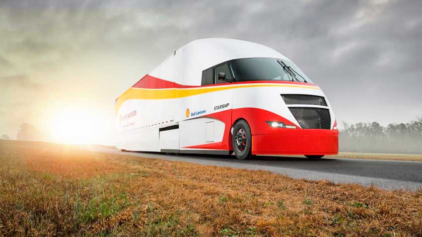 Shell и Airflow Truck Company представили грузовой «Звездолет»