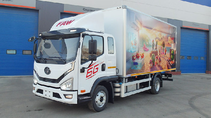 Китайский среднетоннажник FAW TIGER нового поколения 6G намерен штурмовать российский рынок специализированных MCV