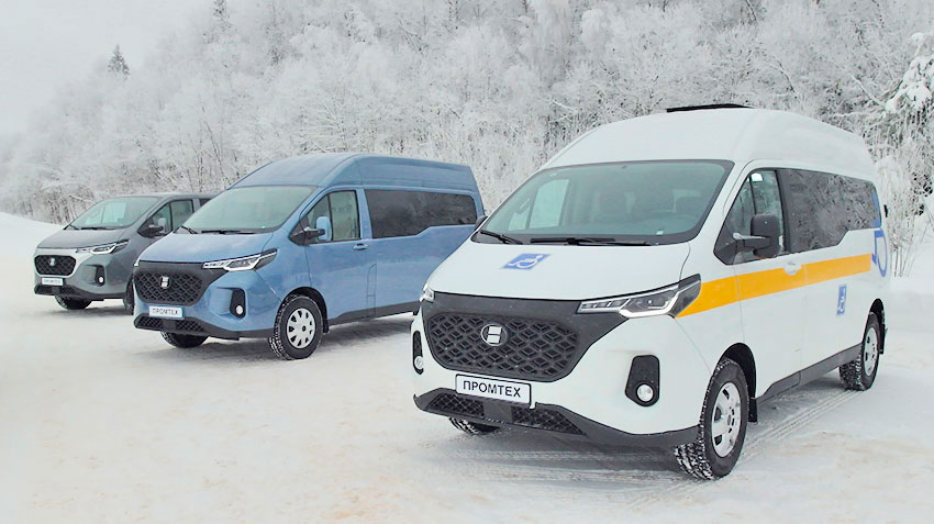 «Промтех» показал перспективное семейство пассажирского и специального транспорта «ЕНА ауто» модели Kapitan-С