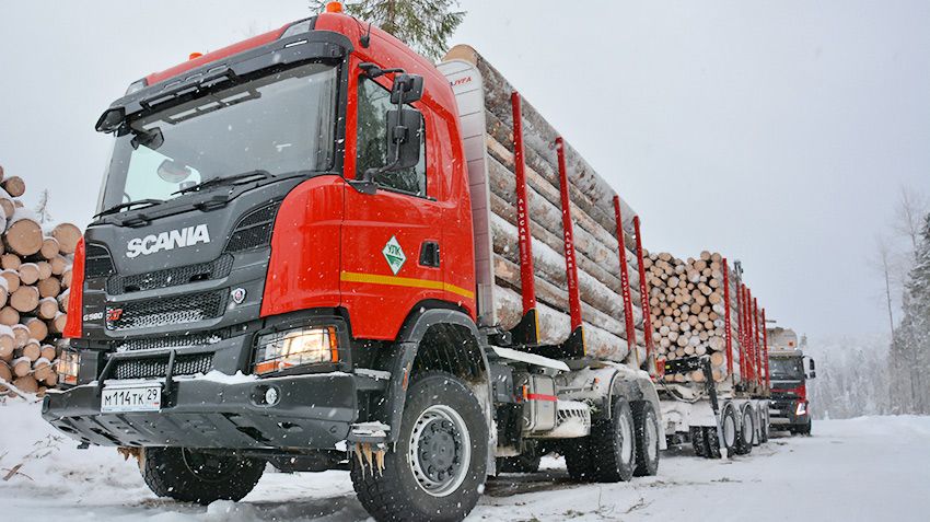 «АрхСкан» отгрузил 75 лесовозов и самосвалов Scania в Архангельскую область