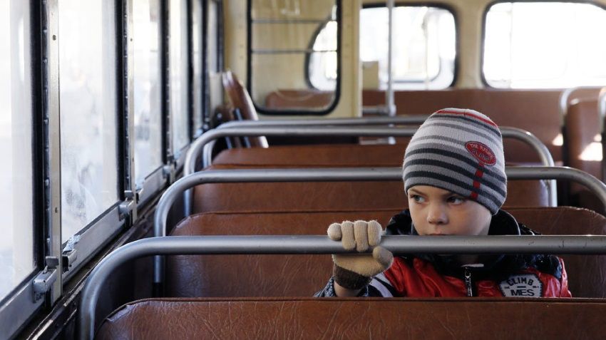 На старых автобусах запретили перевозить детей