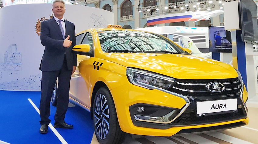 ВАЗ продвигает на рынок версию такси своего бизнес-седана LADA Aura