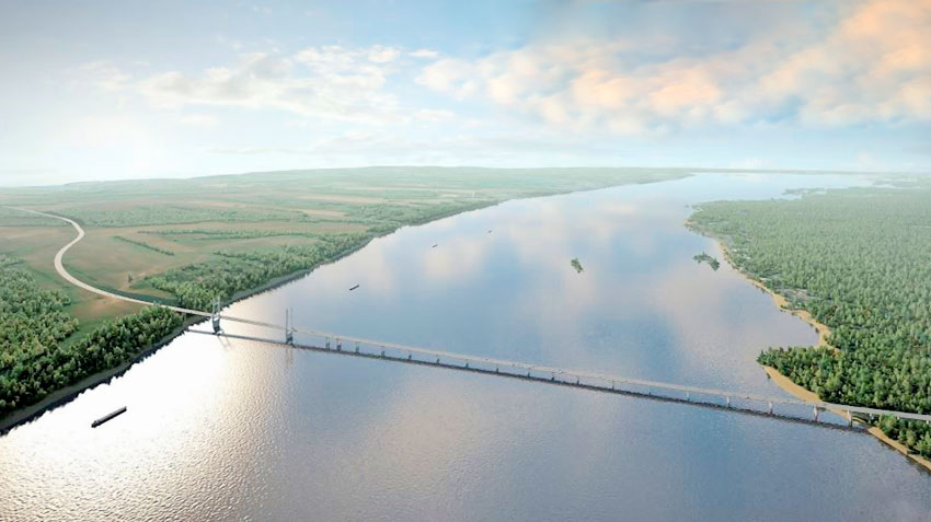 На Волге южнее Казани построят мост для скоростной автомагистрали М12 Москва – Казань