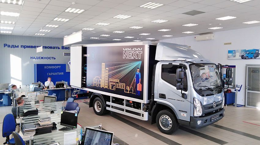 ГАЗ провел официальную презентацию нового грузовика «Валдай NEXT» в «АВТОРИТЭЙЛ»