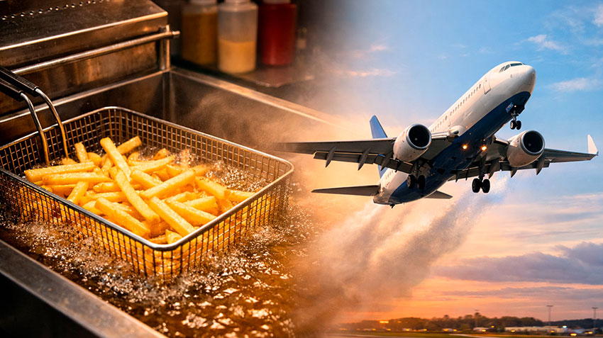 В России успешно протестировано инновационное авиатопливо нового поколения из переработанных пищевых жиров и масел