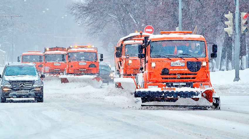 В Москве снеговой аврал