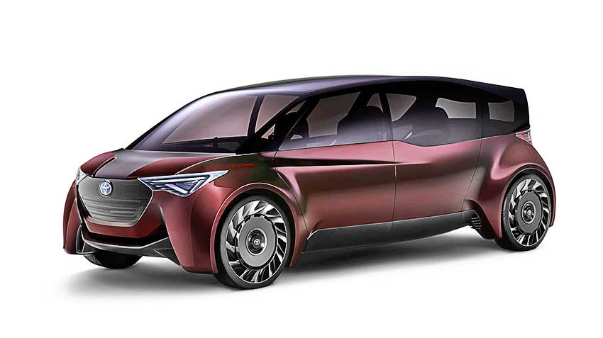 Водородный концепт Toyota Fine-Comfort Ride может проехать тысячу километров