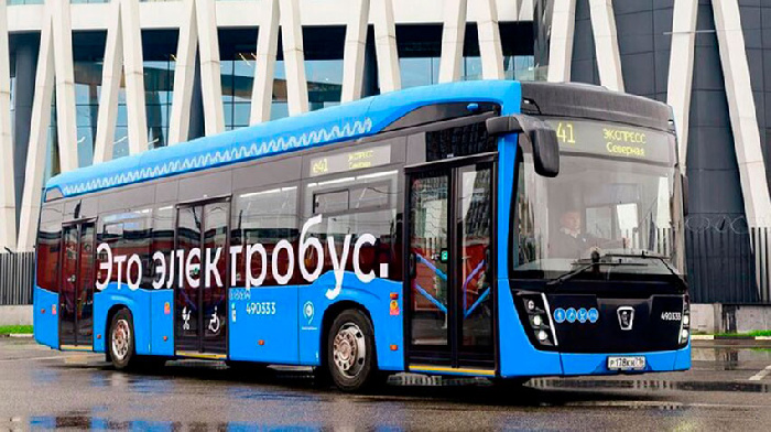 Электробус КАМАЗ-6282 ONC с технологией ночной зарядки вышел на маршрут в Зеленограде