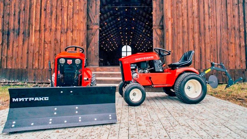 В Питере выпустили первый российский садовый трактор Митракс Т-10