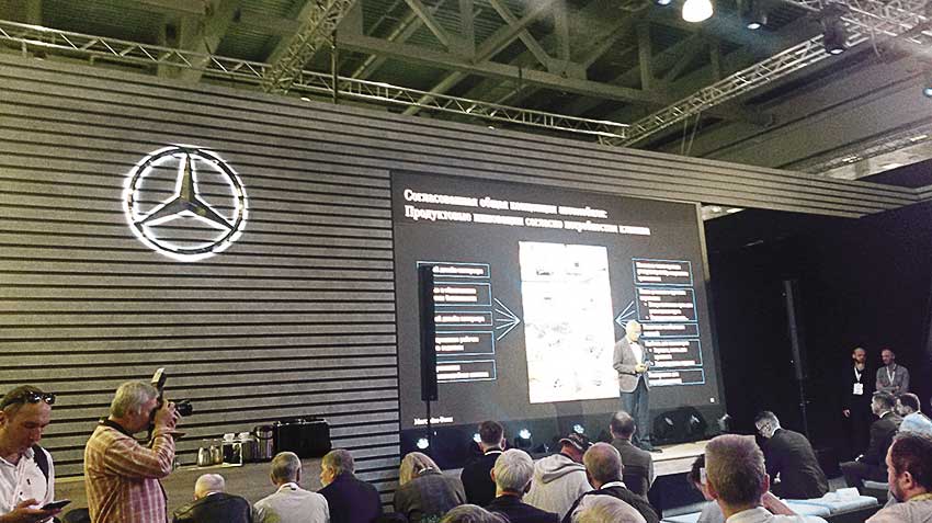 Comtrans 2019 начался с пресс-конференции Mercedes-Benz Vans