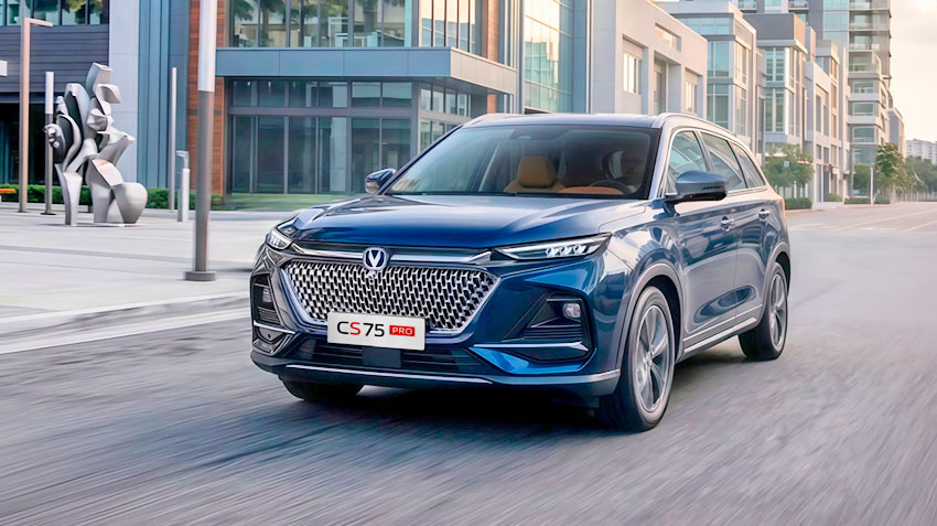Семиместный кроссовер Changan CS75 Pro заявлен для рынка в России