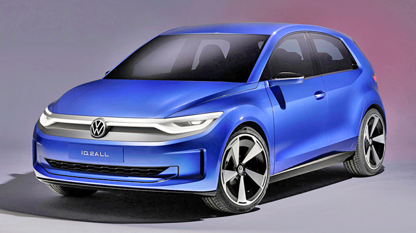 Народный электромобиль назовут Volkswagen ID.2all или ID.Golf