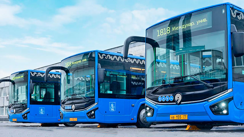 Подмосковье получит инновационные низкопольные автобусы ЛиАЗ Ситимакс 12 для поездок в Москву