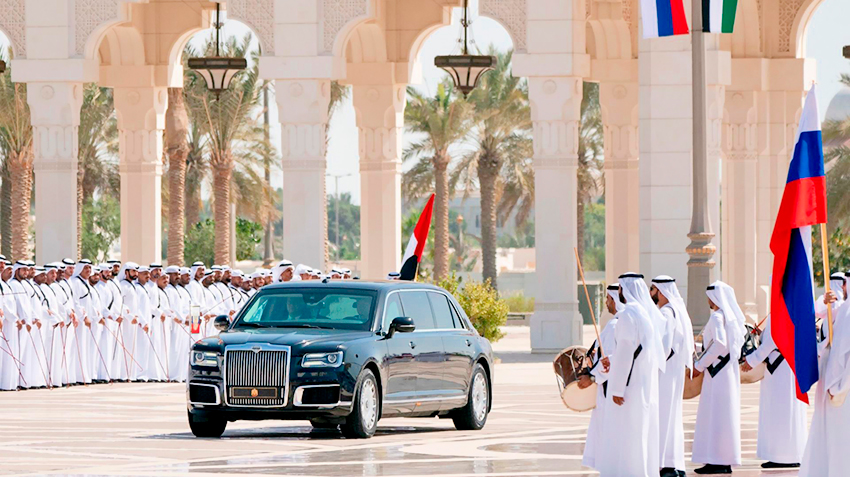 Российские автомобили бренда AURUS будут собирать в Объединенных Арабских Эмиратах